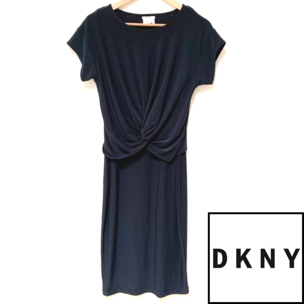 DKNY | Women's Black Short Sleeve Dress XS